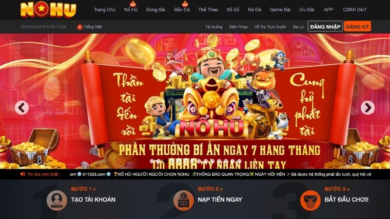 rút tiền Nohu